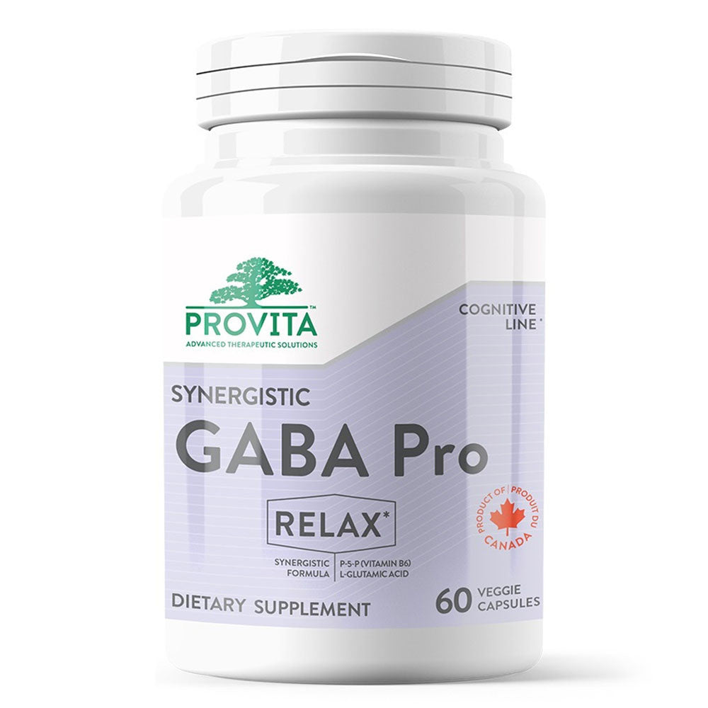 Provita Nutrition Synergistic GABA Pro Veggie Caps, 60 Ea